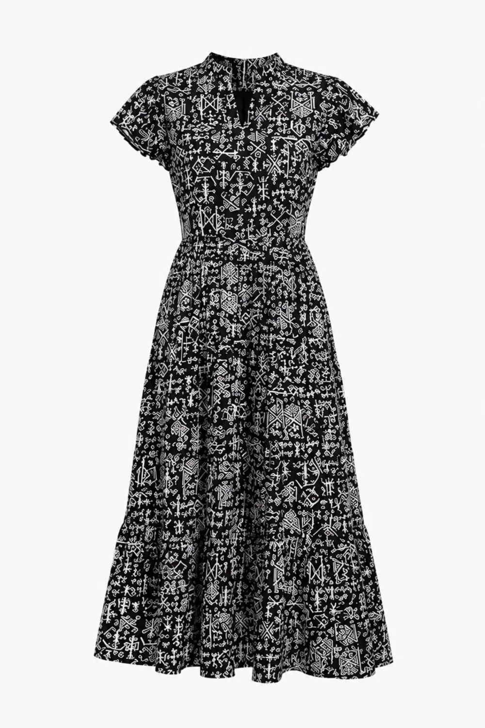 Vestido Solto Plissado Malena