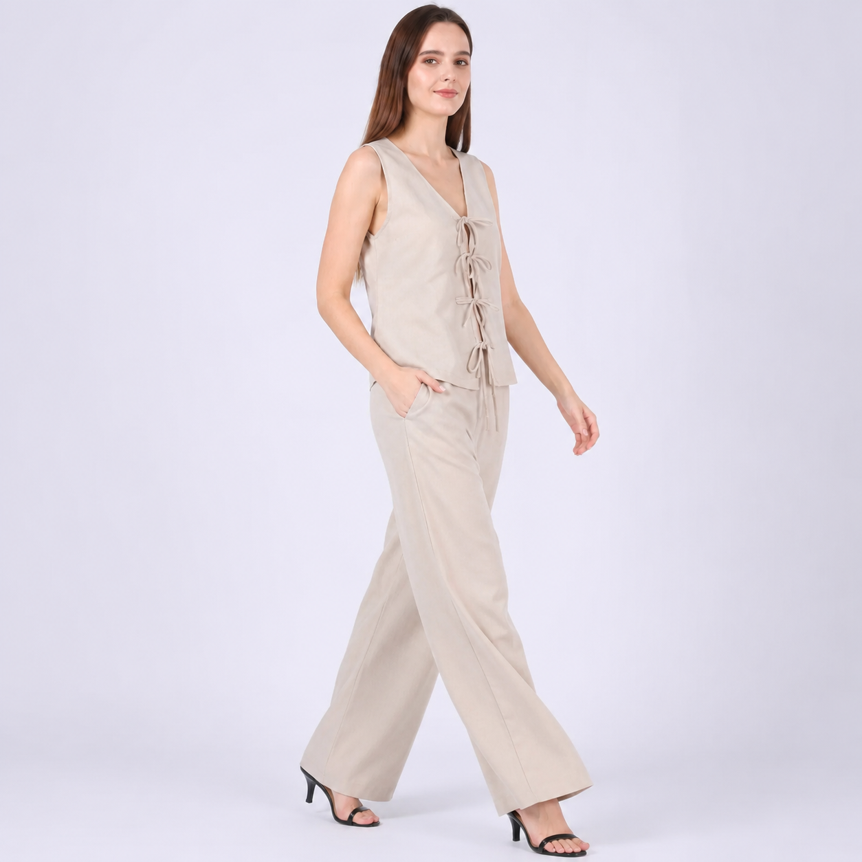 Conjunto Plissado "Golden Hour"