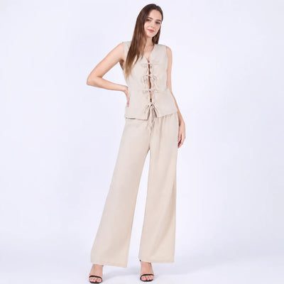 Conjunto Plissado "Golden Hour"